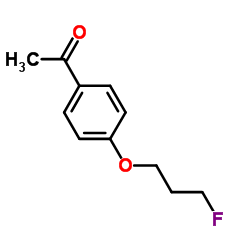 1-[4-(3-Fluoropropoxy)phenyl]ethanone Structure
