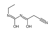 1-氰乙酰基-3-乙基脲结构式