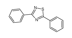 3,5-diphenyl-1,2,4-thiadiazole结构式