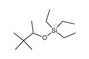 triethyl(1,2,2-trimethyl-n-propoxy)silane Structure
