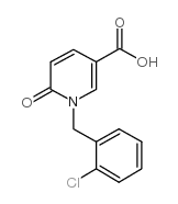 1-(2-氯苯基)-6-氧代-1,6-二氢-3-嘧啶羧酸结构式