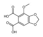 4-methoxy-1,3-benzodioxole-5,6-dicarboxylic acid结构式