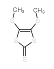 4,5-双(甲硫代)-1,3-二硫杂环戊烯-2-硫酮结构式