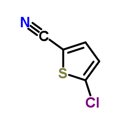 5-氯-2-噻吩甲腈结构式