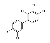 2,6-dichloro-3-(3,4-dichlorophenyl)phenol Structure