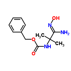 (1-(羟基氨基)-1-亚氨基-2-甲基丙-2-基)氨基甲酸苄酯结构式