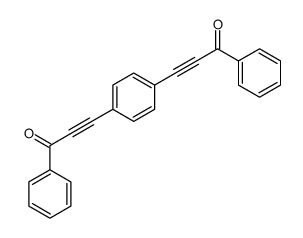 3-[4-(3-oxo-3-phenylprop-1-ynyl)phenyl]-1-phenylprop-2-yn-1-one Structure