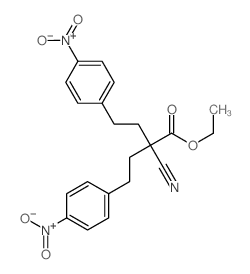 Benzenebutanoic acid, a-cyano-4-nitro-a-[2-(4-nitrophenyl)ethyl]-, ethylester picture