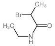 Propanamide,2-bromo-N-ethyl- Structure