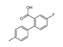 5-fluoro-2-(4-methylphenyl)benzoic acid结构式