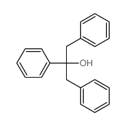 Benzeneethanol, a-phenyl-a-(phenylmethyl)- Structure