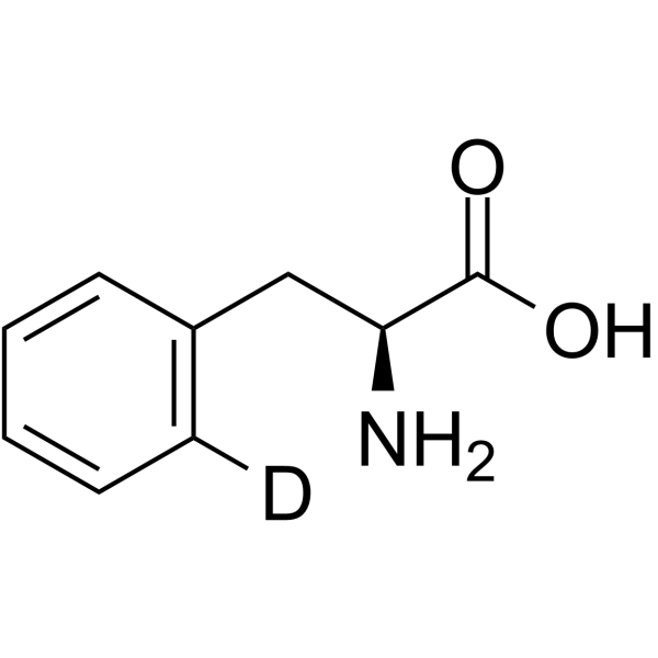 L-苯丙氨酸 d1结构式
