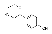 4-(3-methylmorpholin-2-yl)phenol Structure