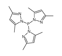 tris(3,5-dimethylpyrazol-1-yl)phosphane Structure