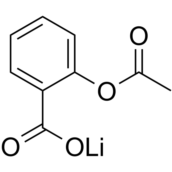 lithium O-acetylsalicylate结构式