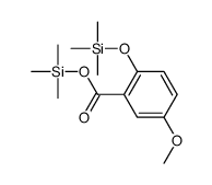 5-Methoxy-2-(trimethylsiloxy)benzoic acid trimethylsilyl ester Structure