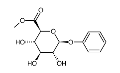 methyl phenyl-β-D-glucuronate Structure