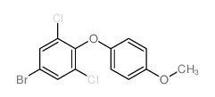 5-Bromo-1,3-dichloro-2-(4-methoxyphenoxy)benzene structure