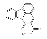 methyl 6-oxo-6h-indolo[3,2,1-de][1,5]naphthyridine-5-carboxylate结构式