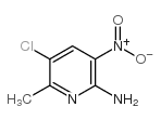 5-chloro-6-methyl-3-nitropyridin-2-amine Structure