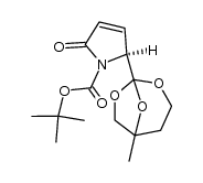(5S)-1-tert-butoxycarbonyl-5-(5-methyl-2,7,8-trioxabicyclo[3.2.1]oct-1-yl)-5H-pyrrolin-2-one结构式