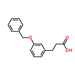 3-[3-(Benzyloxy)phenyl]propanoic acid结构式