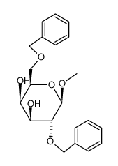 Methyl 2,6-di-O-benzyl-β-D-galactopyranoside结构式