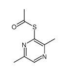 S-(3,6-dimethylpyrazin-2-yl) ethanethioate结构式