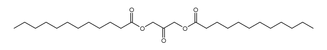 1,3-bis(dodecanoyloxy)-propan-2-one Structure
