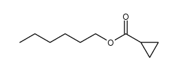 hexyl cyclopropane carboxylate Structure