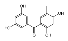 (2,4-dihydroxy-5-methylphenyl)-(3,5-dihydroxyphenyl)methanone结构式