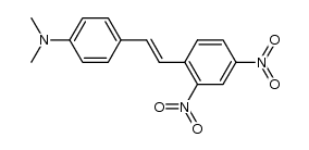 (2',4'-dinitro-trans-stilben-4-yl)-dimethyl-amine Structure