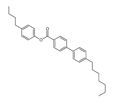 (4-butylphenyl) 4-(4-heptylphenyl)benzoate结构式