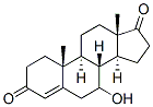 7-hydroxy-4-androstene-3,17-dione结构式