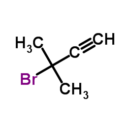 3-Bromo-3-methyl-1-butyne Structure