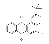 5-bromo-2-tert-butylbenzo[a]anthracene-7,12-dione结构式