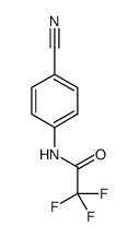 Acetamide, N-(4-cyanophenyl)-2,2,2-trifluoro-结构式