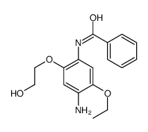 N-[4-amino-5-ethoxy-2-(2-hydroxyethoxy)phenyl]benzamide Structure
