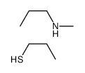 N-methylpropan-1-amine,propane-1-thiol结构式