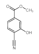 4-氰基-3-羟基苯甲酸甲酯结构式