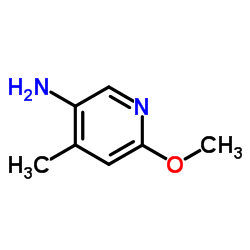 2-甲氧基-4-甲基-5-氨基吡啶结构式