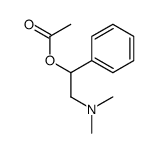 (2-dimethylamino-1-phenyl-ethyl) acetate结构式
