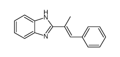 2-(α-methylstyryl)benzimidazole结构式