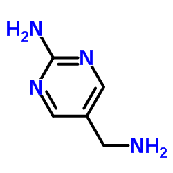 5-(氨基甲基)嘧啶-2-胺结构式