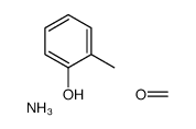 azane,formaldehyde,2-methylphenol结构式