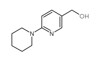 6-哌啶-1-基-3-(羟甲基)吡啶结构式