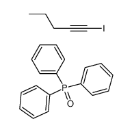 triphenylphosphine oxide compound with 1-iodopent-1-yne (1:1) Structure