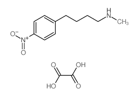 N-methyl-4-(4-nitrophenyl)butan-1-amine; oxalic acid Structure