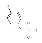 (4-CHLORO-PHENYL)-METHANESULFONYL CHLORIDE Structure