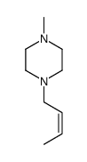Piperazine, 1-(2-butenyl)-4-methyl- (7CI,8CI,9CI) Structure